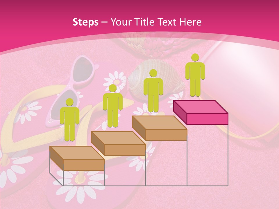 Seashell Florida Poolside PowerPoint Template