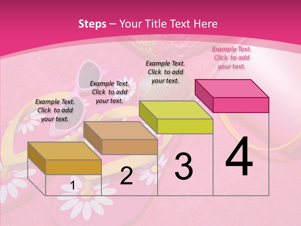 Seashell Florida Poolside PowerPoint Template