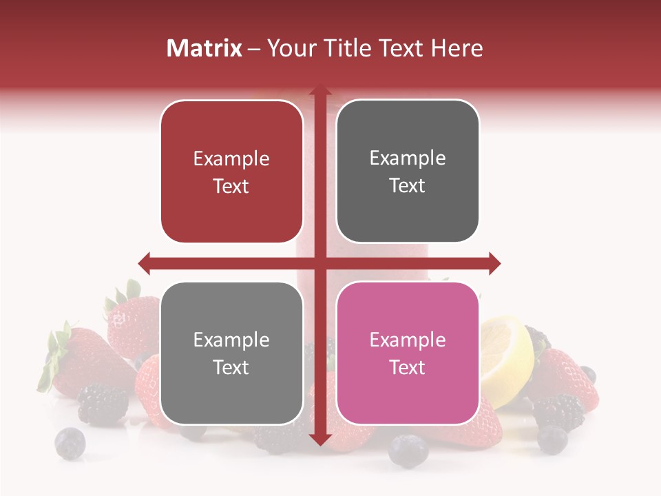 Ripe Shake White PowerPoint Template