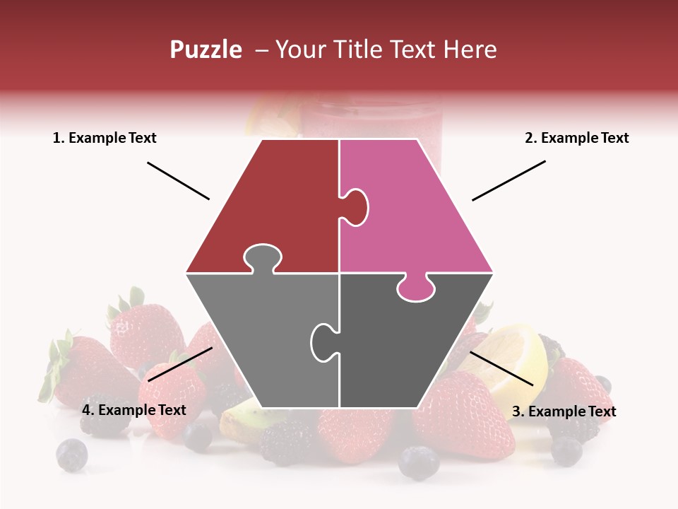 Ripe Shake White PowerPoint Template