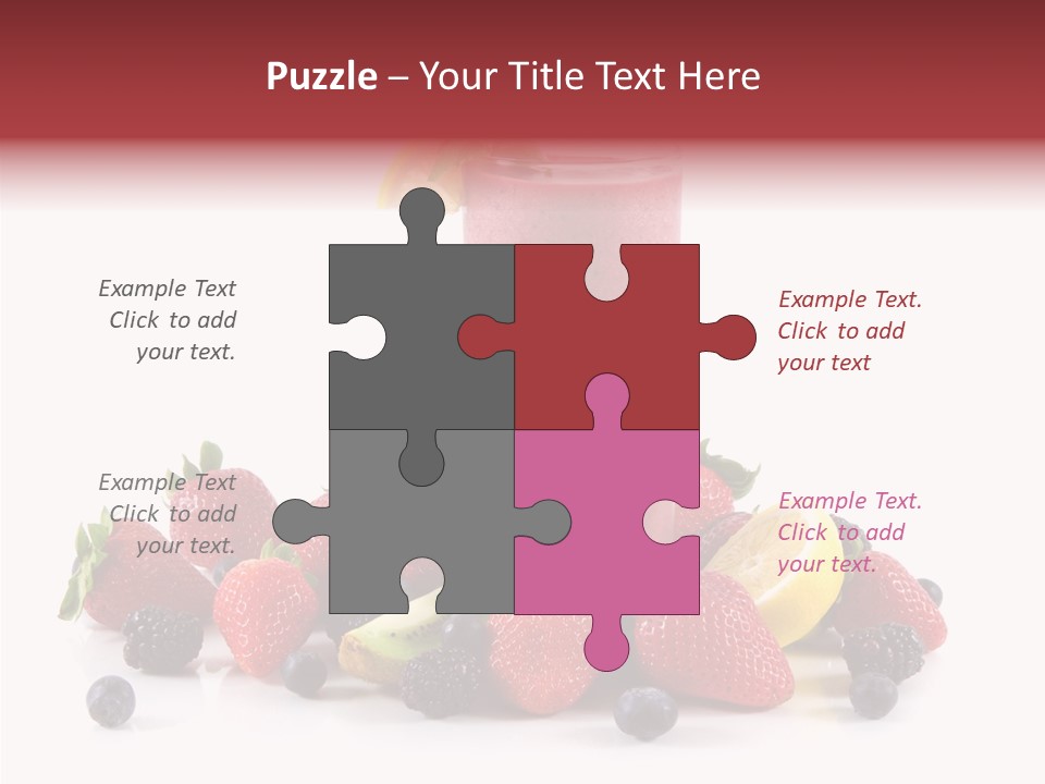 Ripe Shake White PowerPoint Template