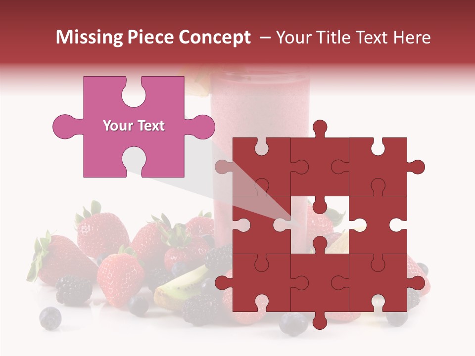 Ripe Shake White PowerPoint Template