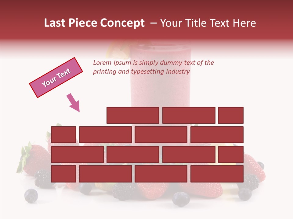 Ripe Shake White PowerPoint Template