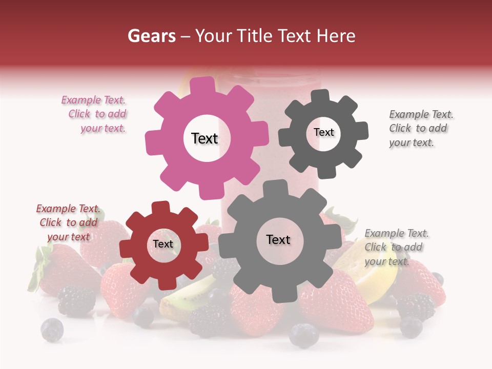 Ripe Shake White PowerPoint Template