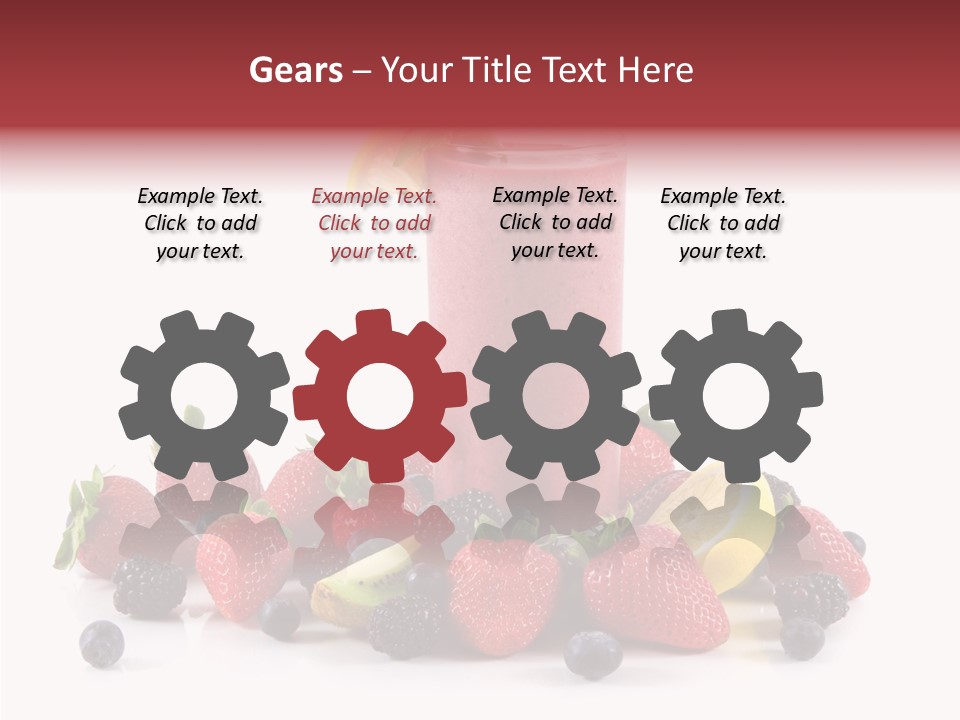 Ripe Shake White PowerPoint Template