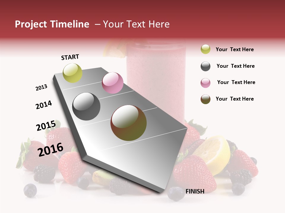 Ripe Shake White PowerPoint Template