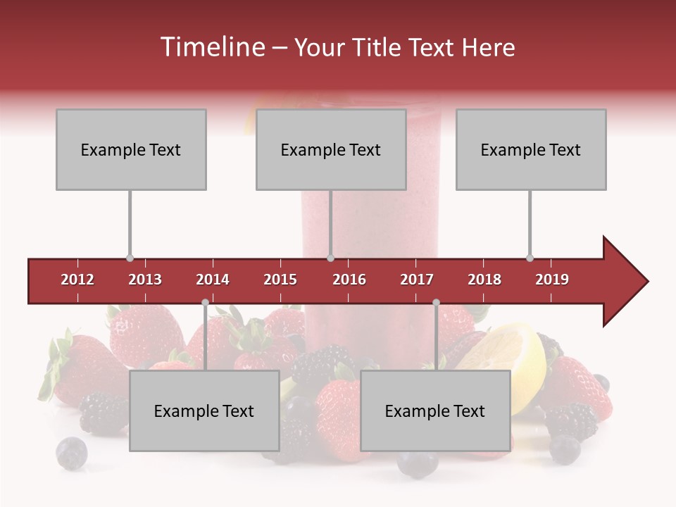 Ripe Shake White PowerPoint Template