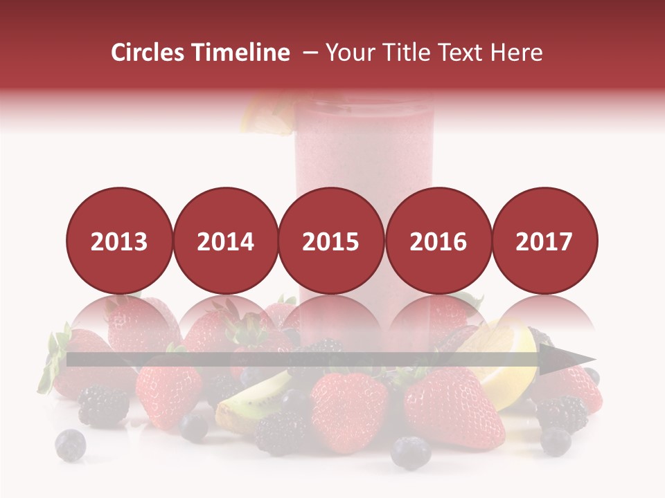 Ripe Shake White PowerPoint Template