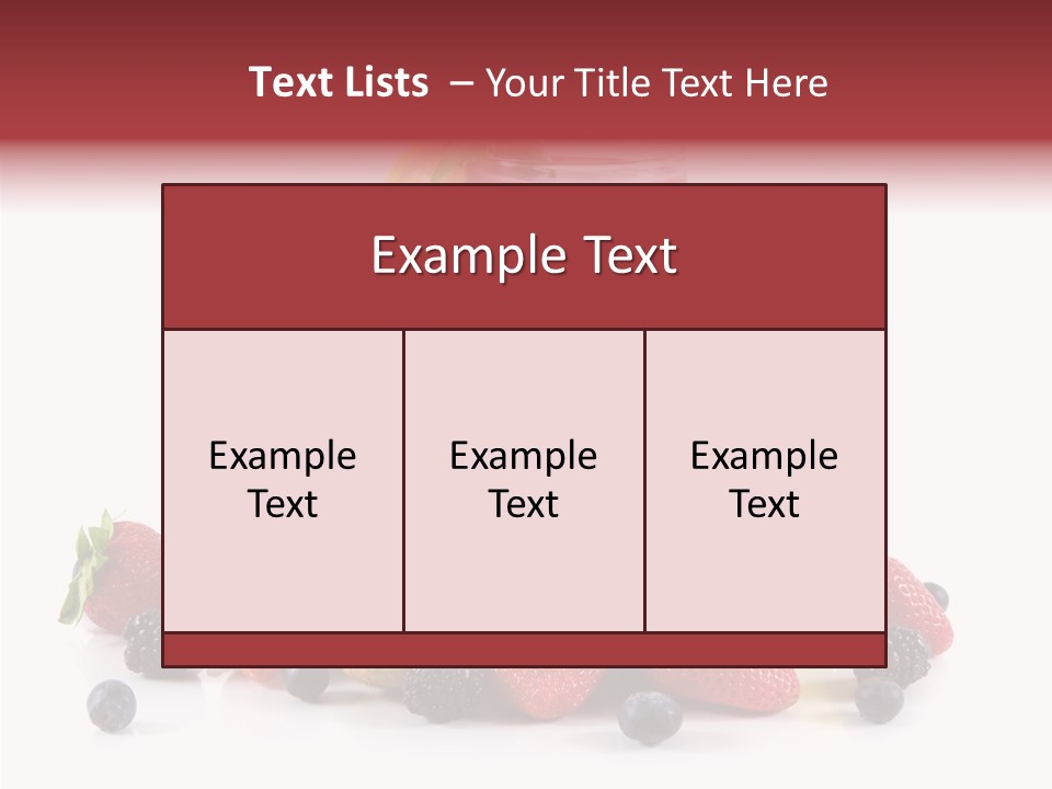 Ripe Shake White PowerPoint Template