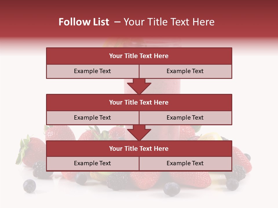 Ripe Shake White PowerPoint Template