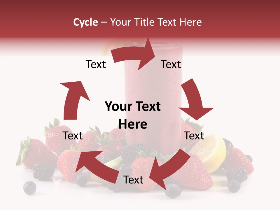 Ripe Shake White PowerPoint Template