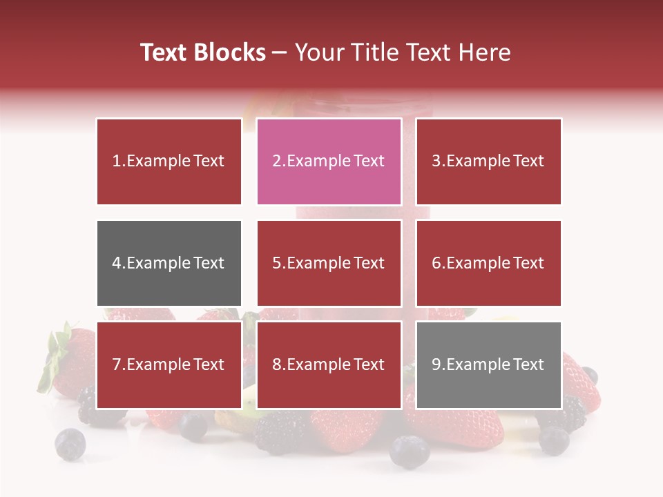 Ripe Shake White PowerPoint Template