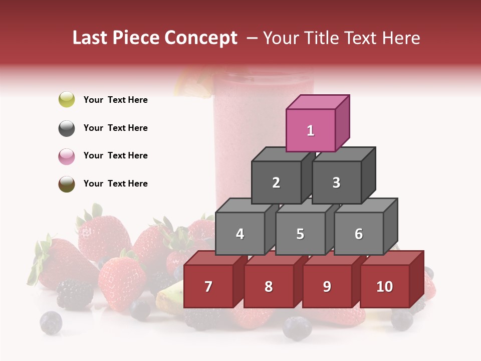 Ripe Shake White PowerPoint Template