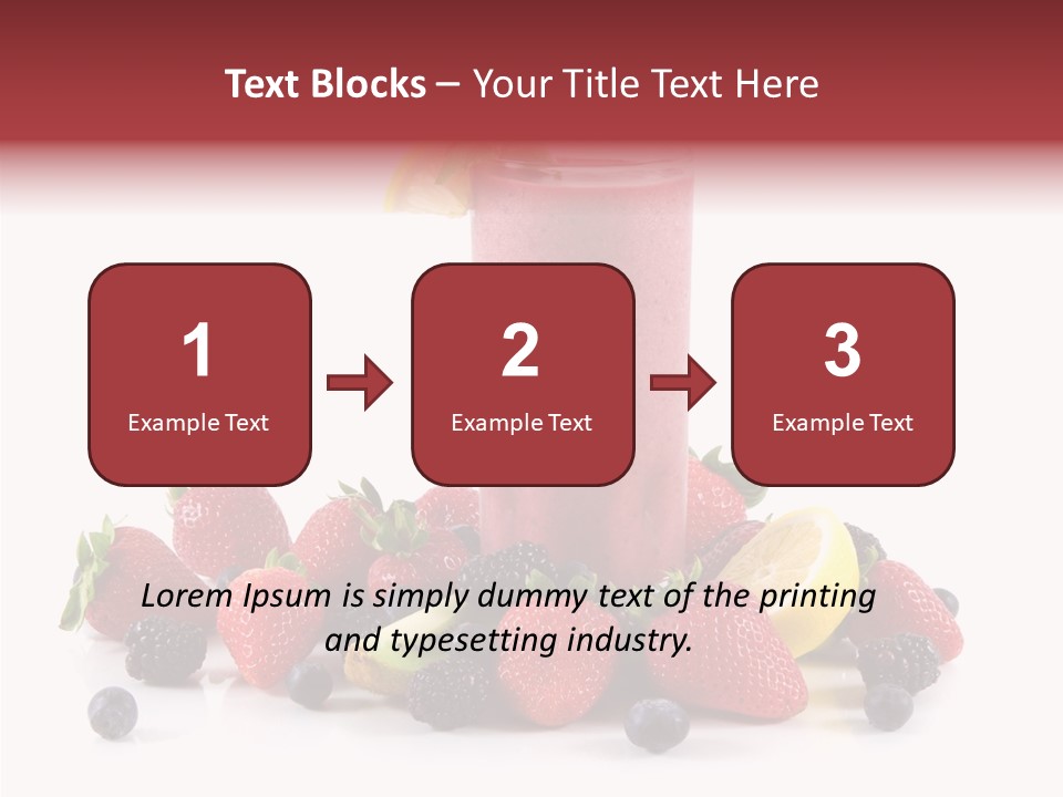 Ripe Shake White PowerPoint Template