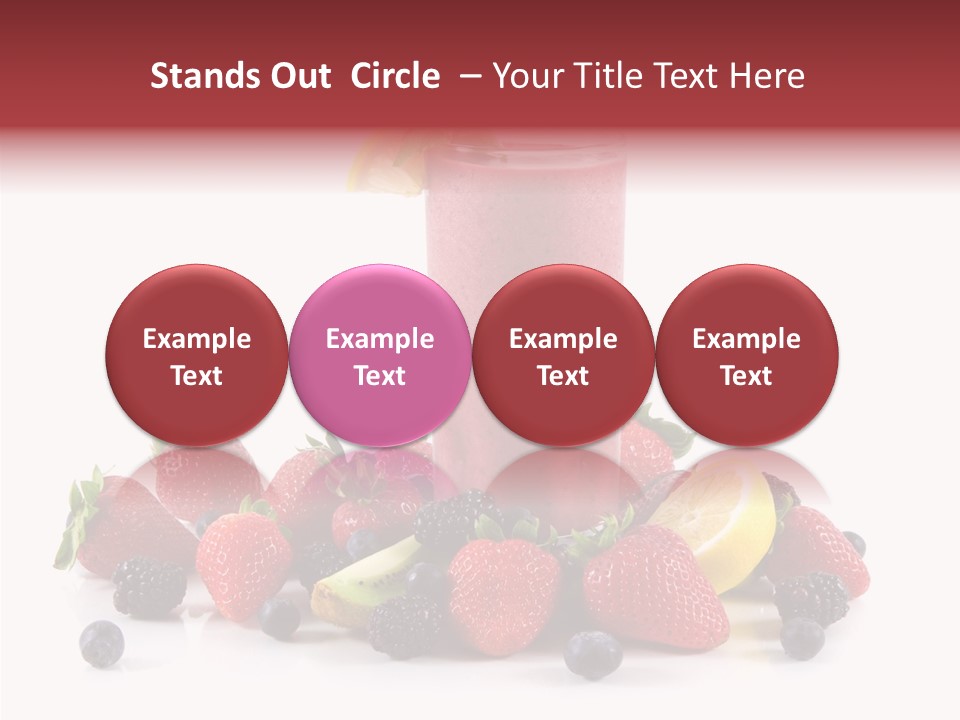 Ripe Shake White PowerPoint Template