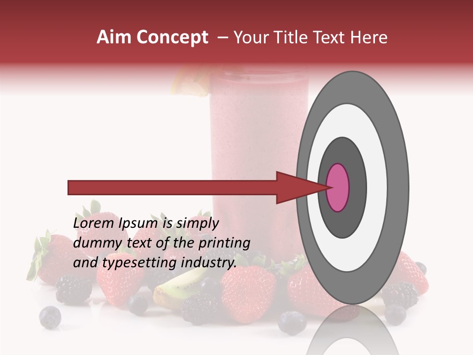 Ripe Shake White PowerPoint Template
