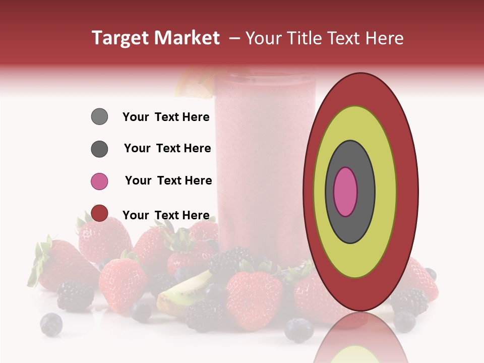 Ripe Shake White PowerPoint Template