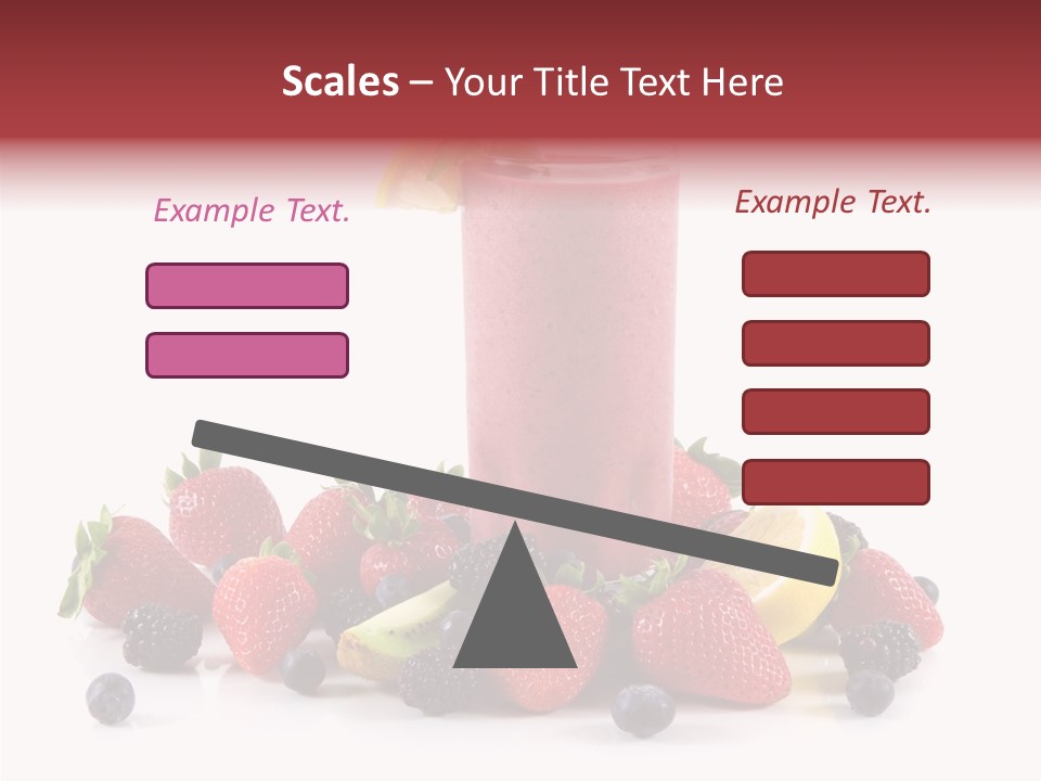 Ripe Shake White PowerPoint Template