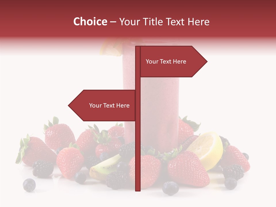Ripe Shake White PowerPoint Template