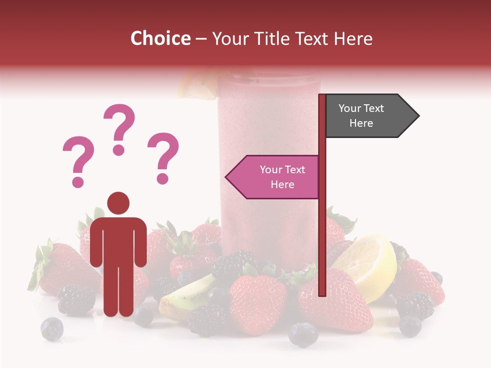 Ripe Shake White PowerPoint Template