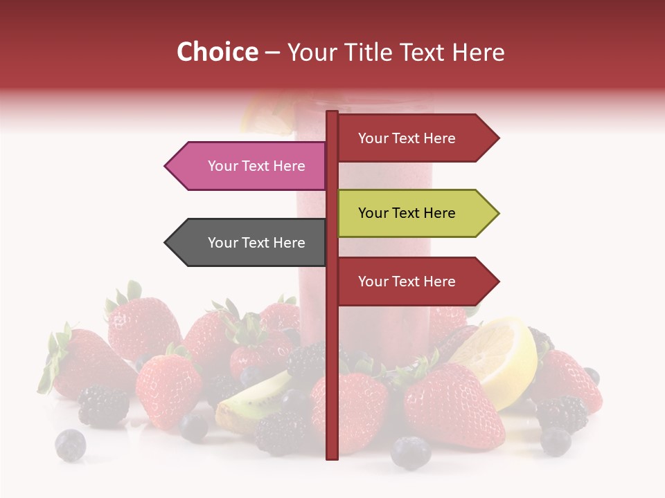 Ripe Shake White PowerPoint Template