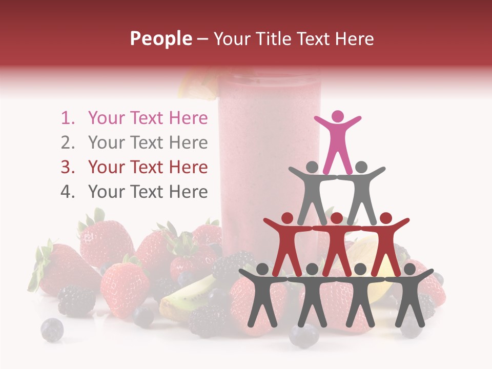 Ripe Shake White PowerPoint Template