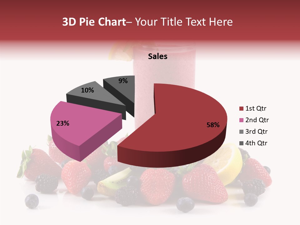 Ripe Shake White PowerPoint Template
