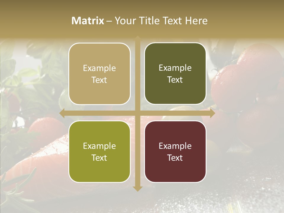 Fresh Health Dinner PowerPoint Template