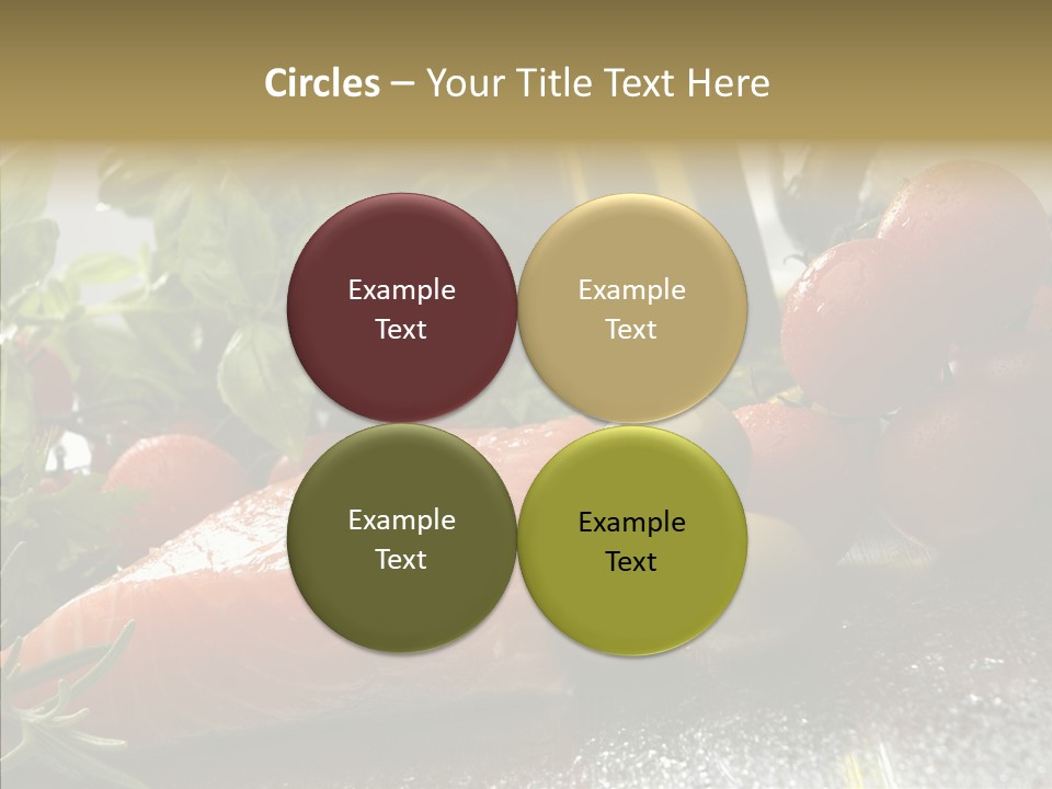 Fresh Health Dinner PowerPoint Template