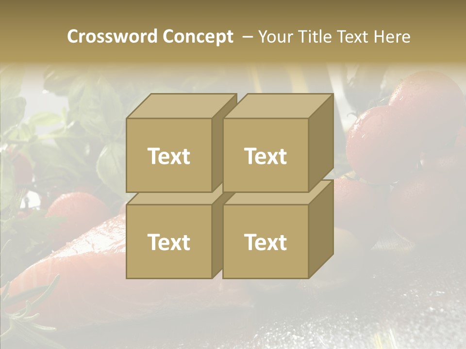 Fresh Health Dinner PowerPoint Template