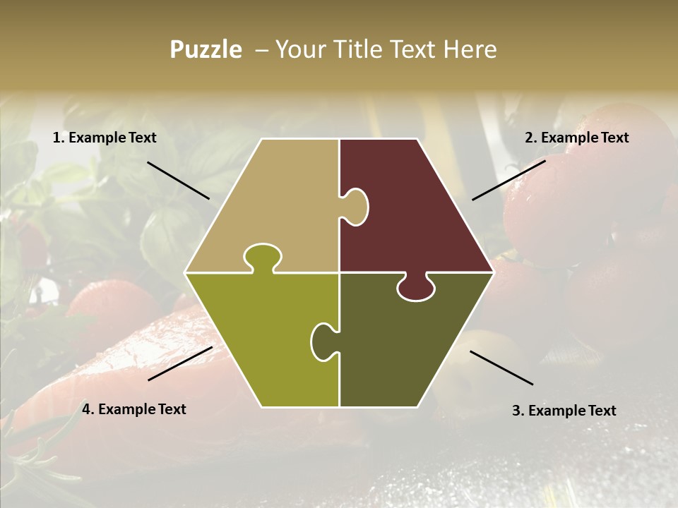 Fresh Health Dinner PowerPoint Template