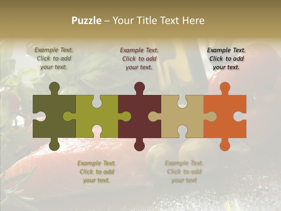 Fresh Health Dinner PowerPoint Template