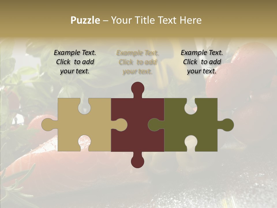 Fresh Health Dinner PowerPoint Template