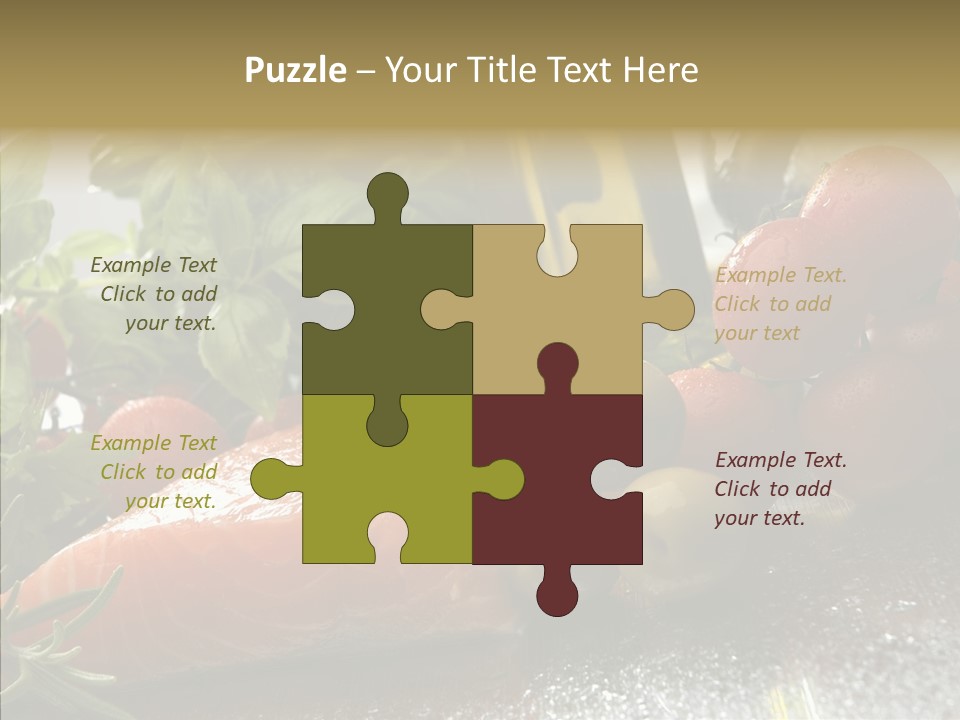 Fresh Health Dinner PowerPoint Template