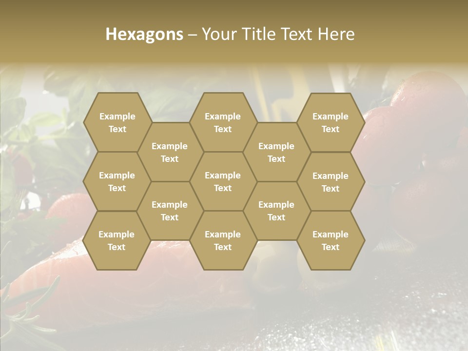 Fresh Health Dinner PowerPoint Template