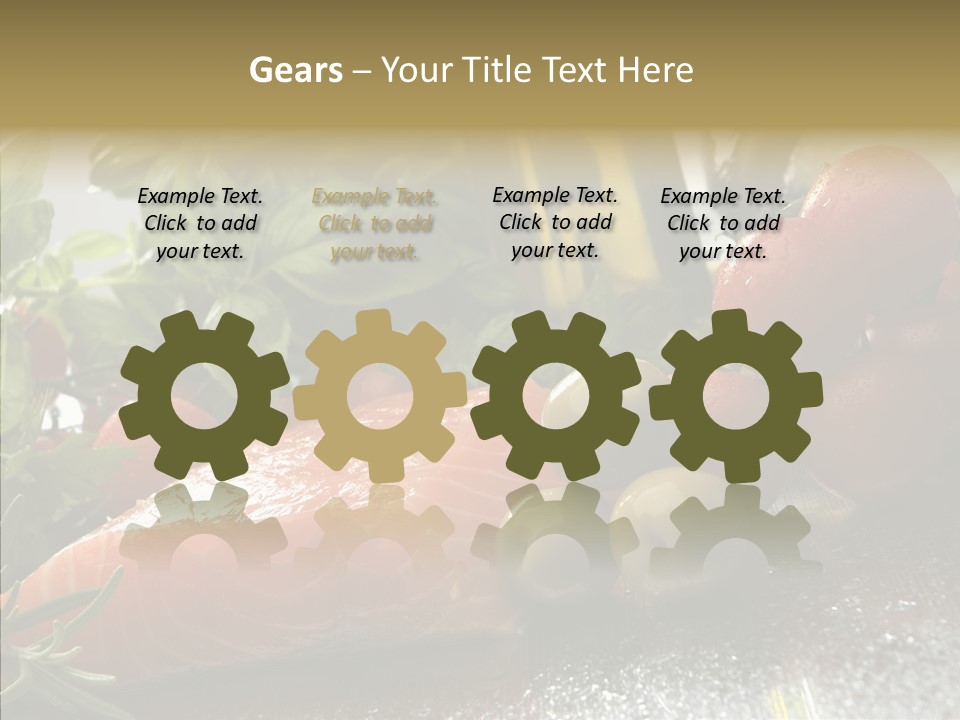 Fresh Health Dinner PowerPoint Template