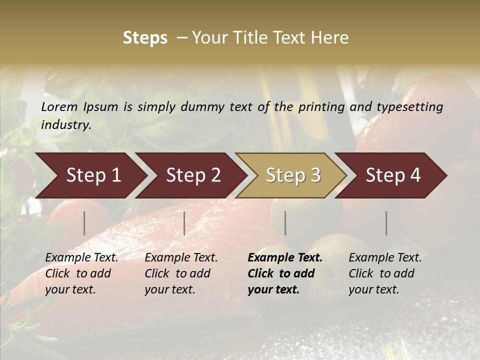 Fresh Health Dinner PowerPoint Template