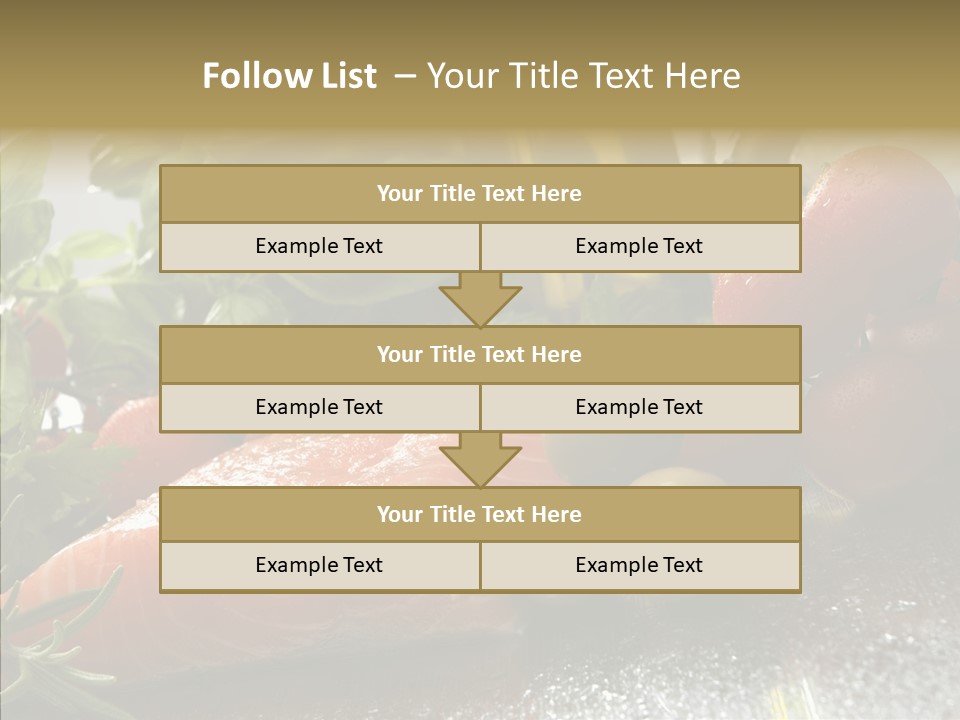 Fresh Health Dinner PowerPoint Template