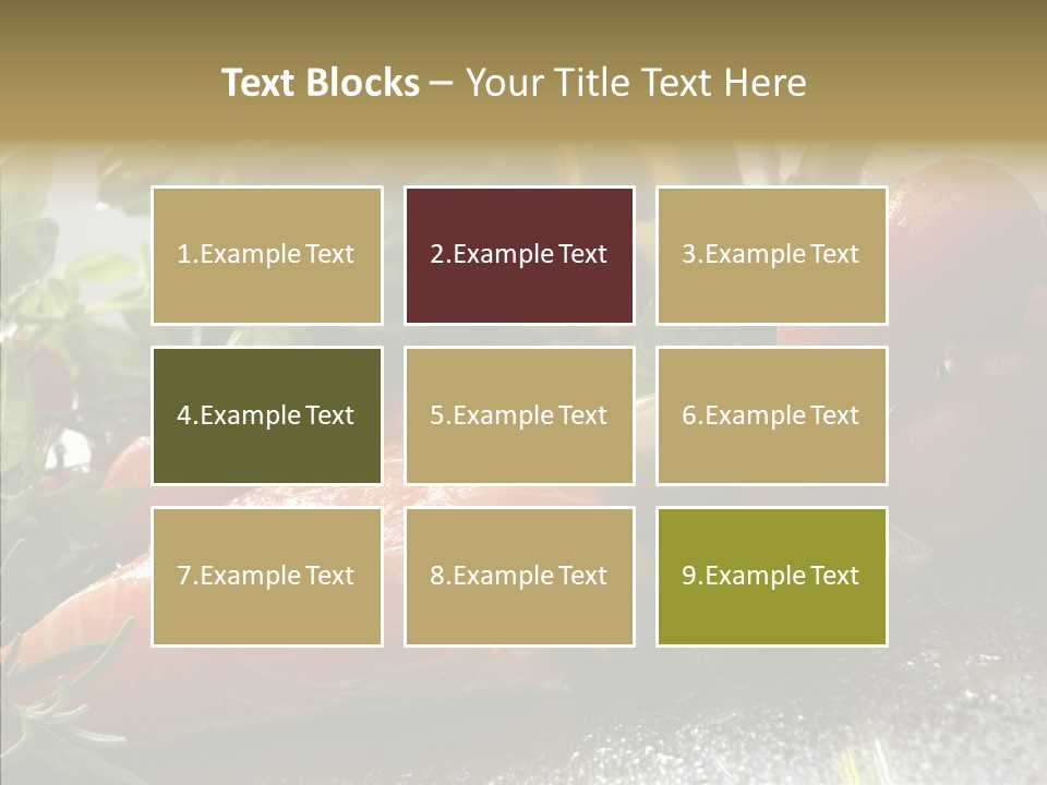 Fresh Health Dinner PowerPoint Template