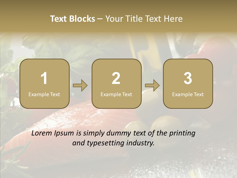 Fresh Health Dinner PowerPoint Template