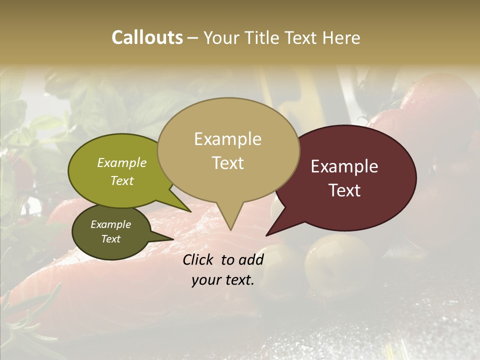 Fresh Health Dinner PowerPoint Template