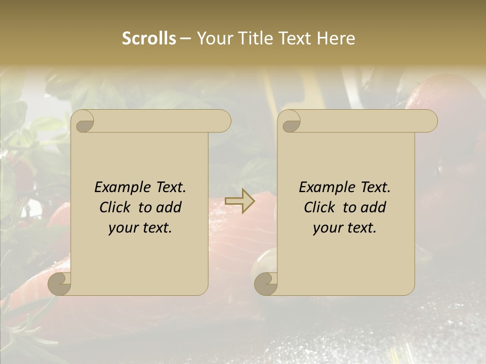 Fresh Health Dinner PowerPoint Template