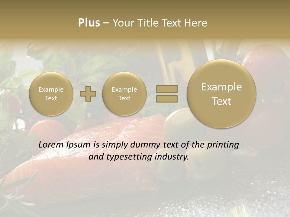 Fresh Health Dinner PowerPoint Template