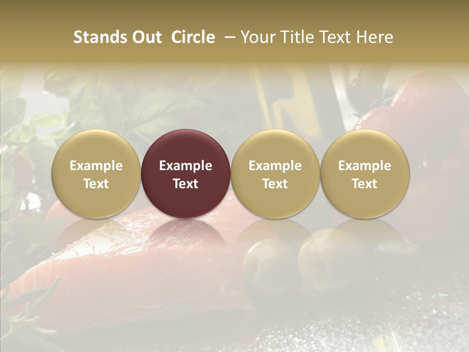 Fresh Health Dinner PowerPoint Template