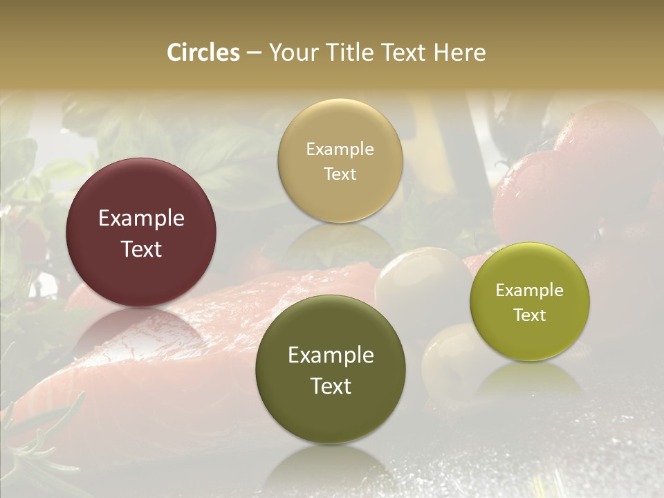 Fresh Health Dinner PowerPoint Template