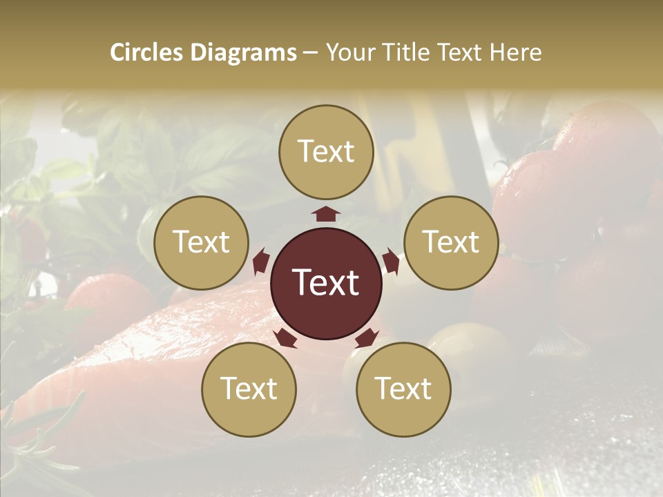 Fresh Health Dinner PowerPoint Template