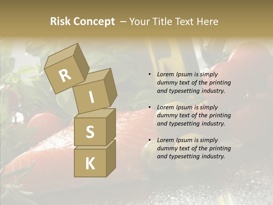 Fresh Health Dinner PowerPoint Template