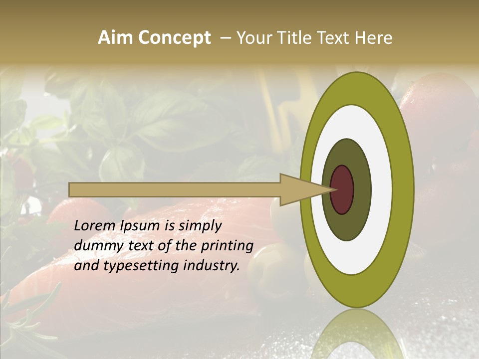 Fresh Health Dinner PowerPoint Template