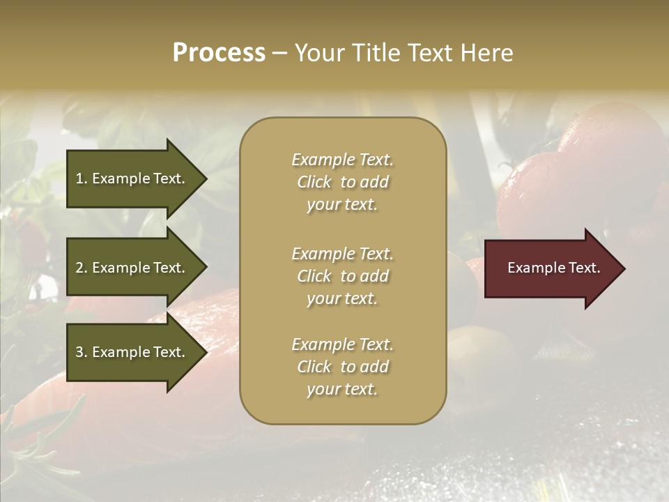 Fresh Health Dinner PowerPoint Template