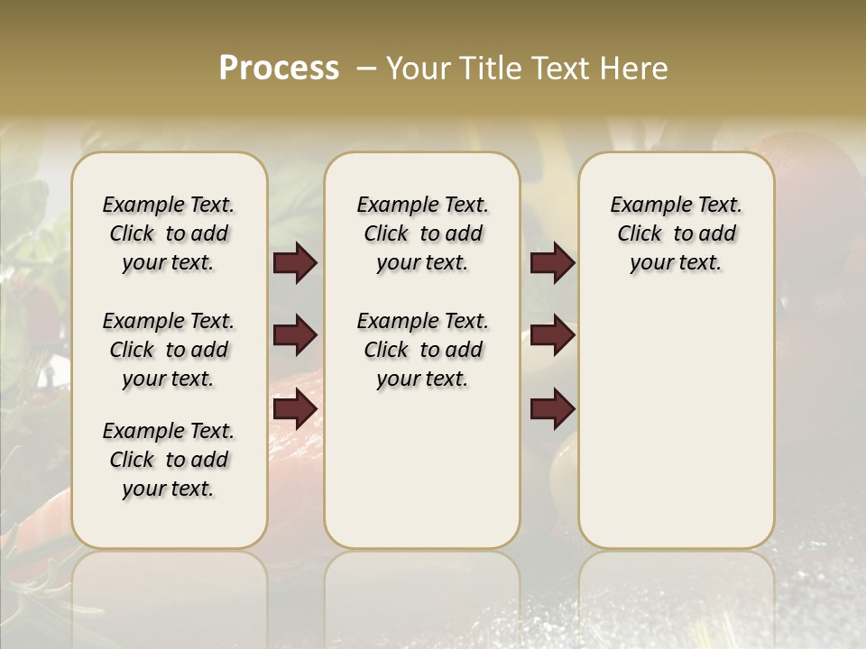 Fresh Health Dinner PowerPoint Template